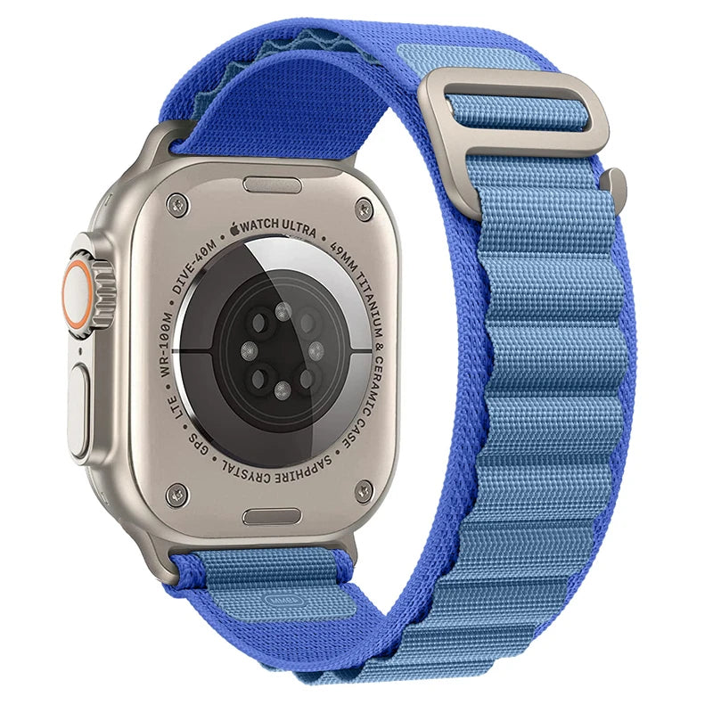Alpine Loop Strap for Apple Watch Ultra — Nylon Hook Band 42/45/46/49mm