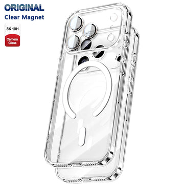 MagSafe Magnet Fullback Clear Protection Case for iPhone 17 Pro / Air — view 1 of phone cases
