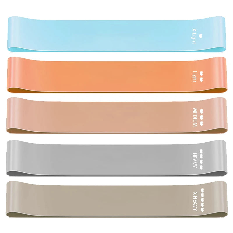 Resistance Bands — Stretch Loop Band Set, 5-Level Physical Therapy Bands