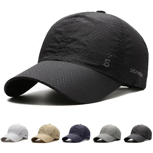 Outdoor Sun Hat Quick-Dry Breathable — Summer Fishing Baseball Cap Men's Sweat-Wicking Outdoor — view 1 of hats & caps
