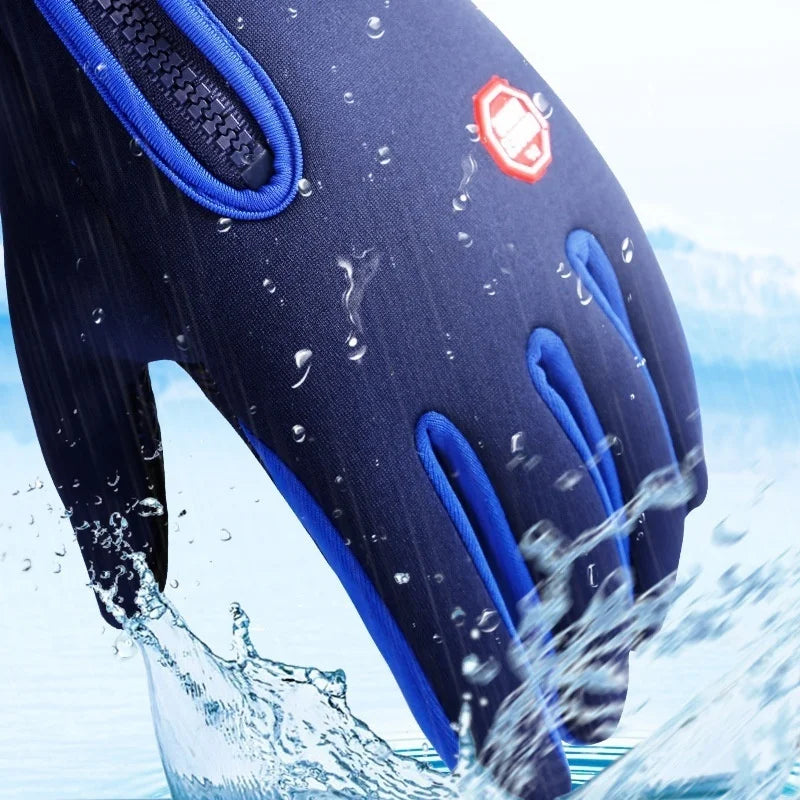 Tactical Winter Gloves Touchscreen Waterproof — Hiking Skiing Fishing Cycling Snowboard Gloves — view 4 of gloves