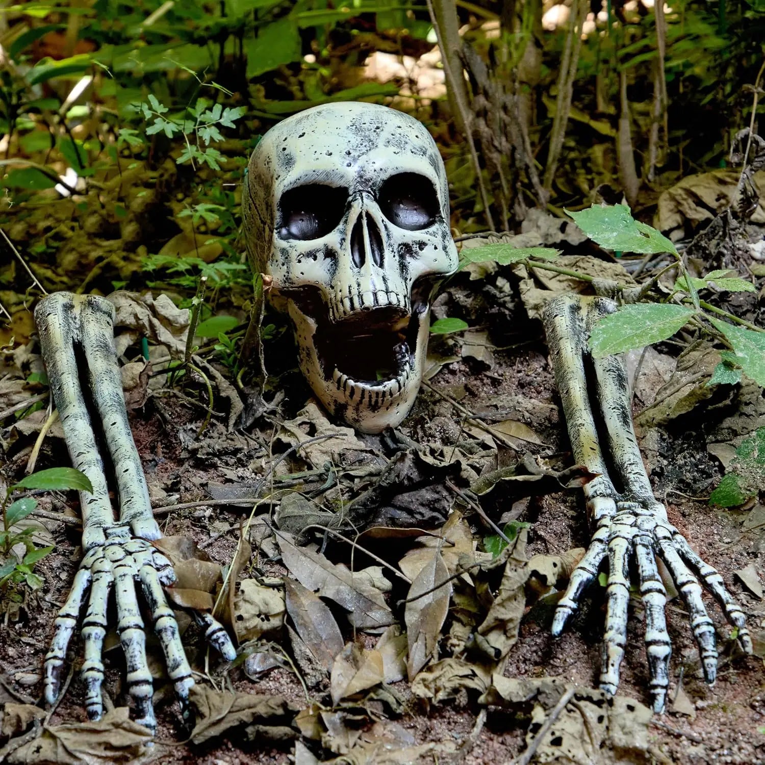 3-Piece Realistic Skeleton Halloween Outdoor Decorations — product photo 5