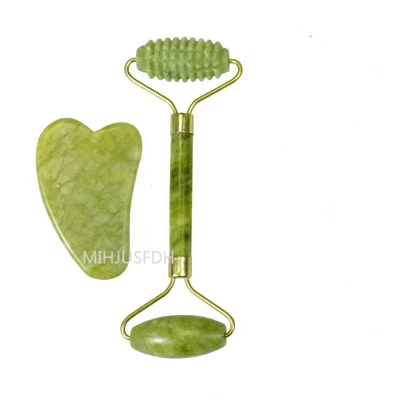Natural Jade Roller — Facial & Body Massage Roller for Your Skincare Routine — view 12 of personal care