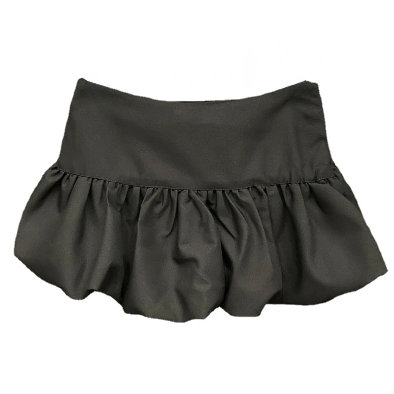 Women's Clothing Short Puff Skirt Women's Fashion All-Match High Waist Anti-Exposure Summer 2024