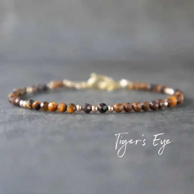 Crystal & Gemstone Anti-Anxiety Bracelet — Rose Quartz, Amethyst, Aventurine & Citrine Healing Beads — view 15 of crystal & gemstone