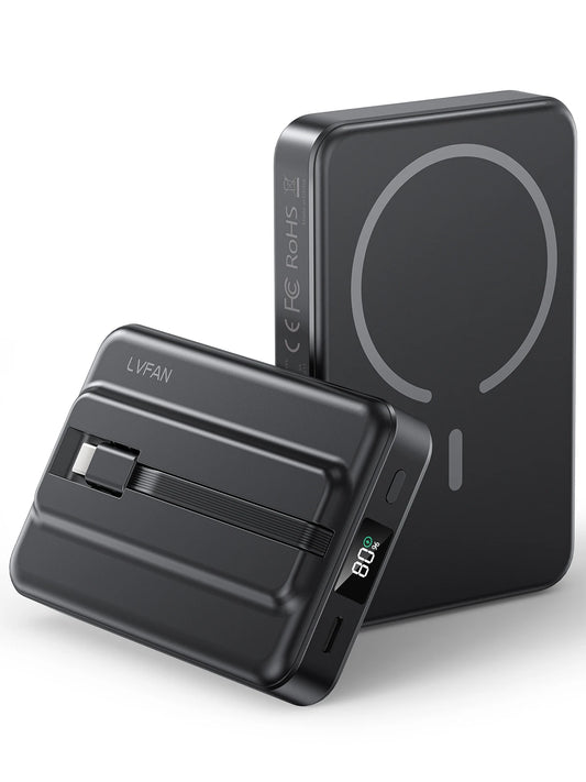10000mAh Magnetic Wireless Power Bank for iPhone 12-17 MagSafe Battery Pack — view 1 of power banks
