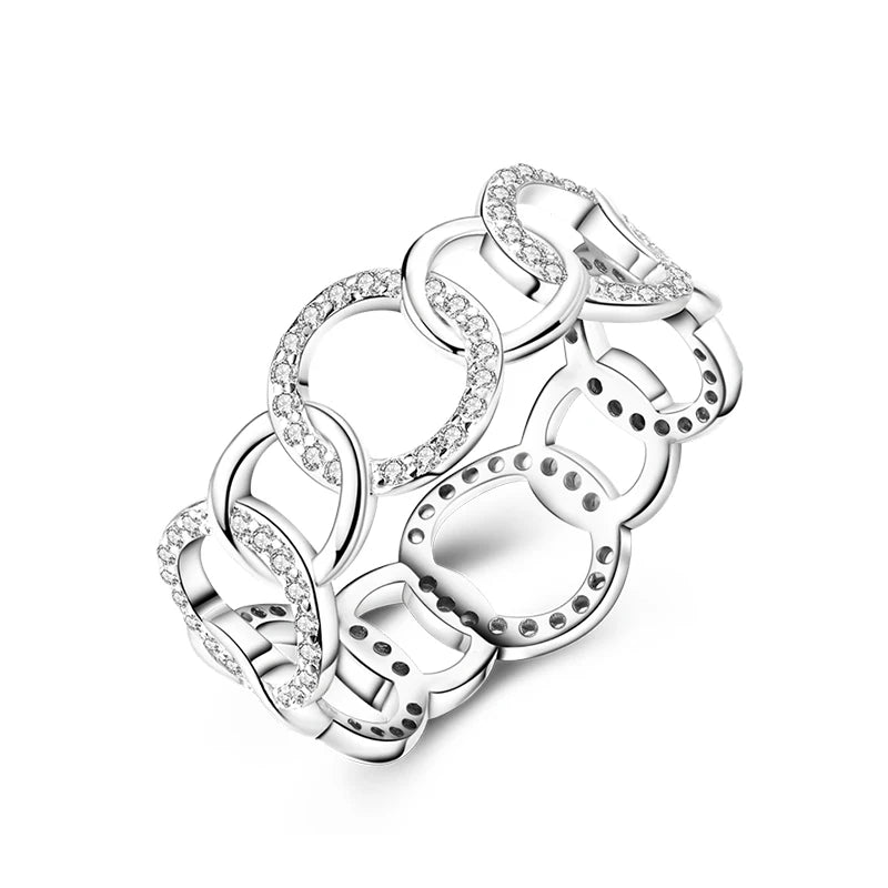 Women's 925 Sterling Silver Hollow Ring — Flower Butterfly Heart Sun Fashion Jewelry