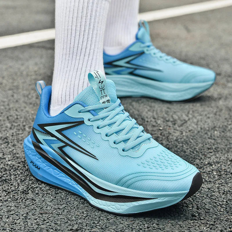 Carbon Board Running Sneakers — Marathon Lightweight Non-Skid Breathable Trainers — view 6 of sneakers