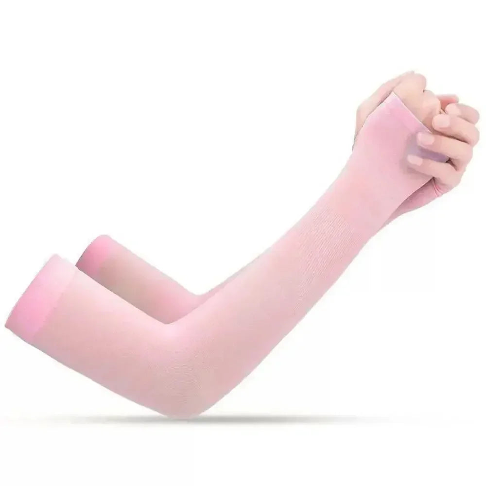 Cooling UV Compression Arm Sleeves — Sun Protection for Cyclists & Golfers — view 10 of braces & support