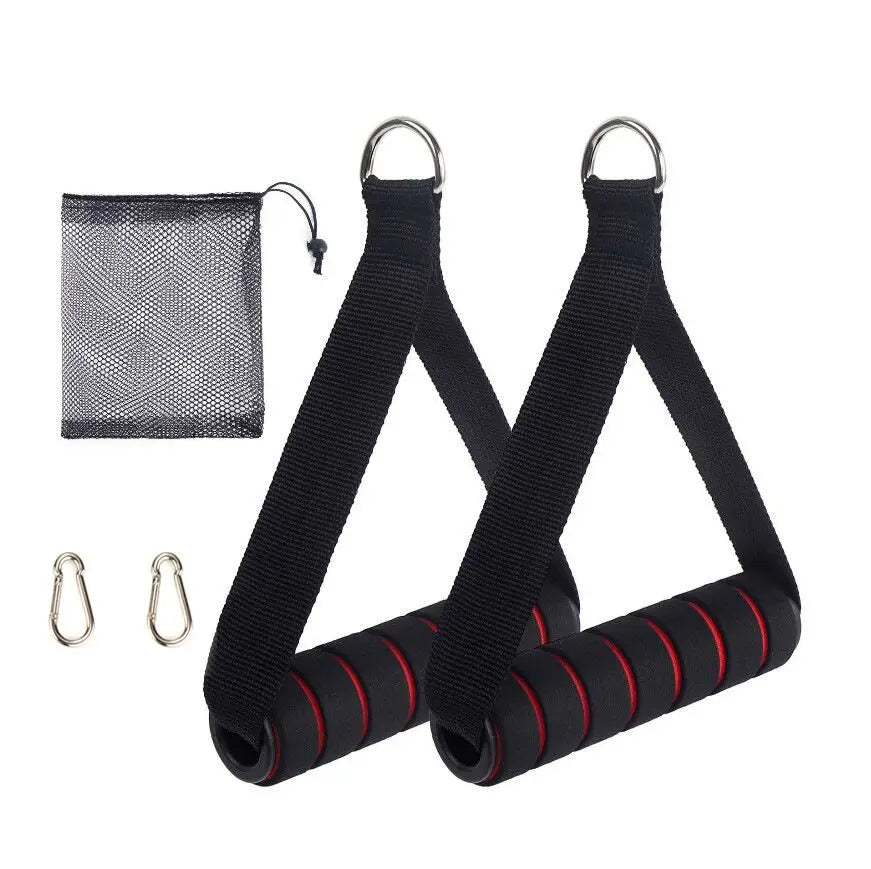 Resistance Bands — Pulley Strap Handle Bar Attachment, Home Gym Cable Station — view 9 of sports & fitness