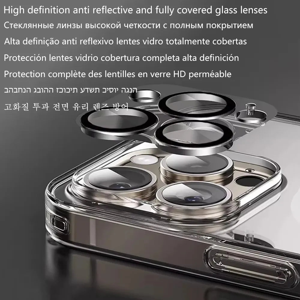 MagSafe Magnet Fullback Clear Protection Case for iPhone 17 Pro / Air — view 3 of phone cases