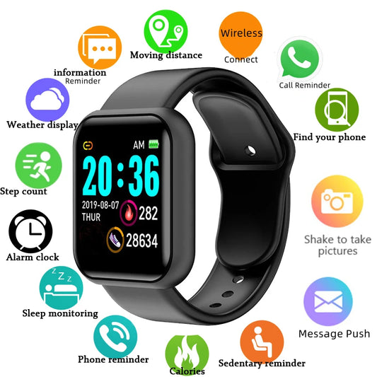 D13 Multifunctional Smart Watch — Bluetooth Music Fitness Sports Smartwatch for Men & Women — view 1 of smart watches