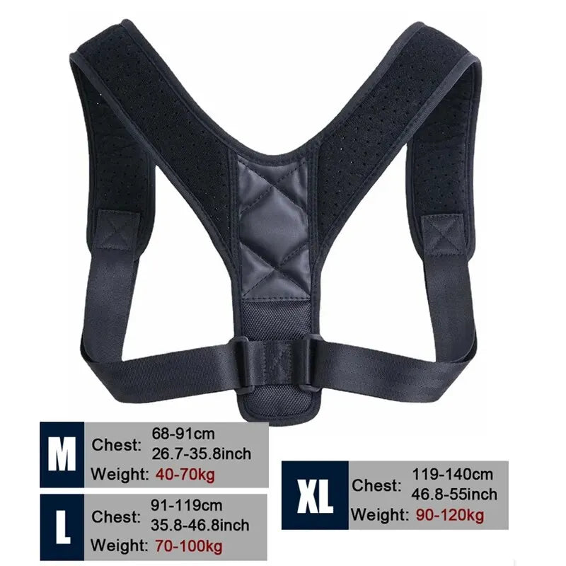 Clavicle Brace Posture Corrector — Lightweight Figure-8 Shoulder Pull-Back — view 2 of braces & support