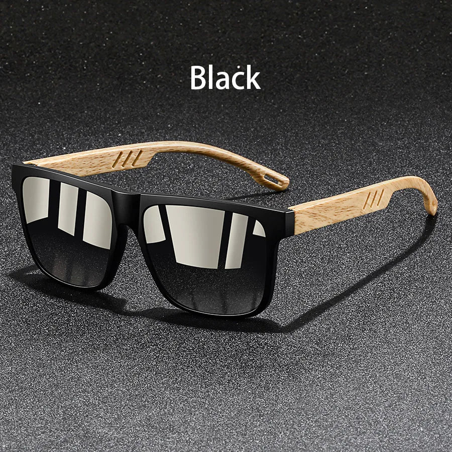 Vintage Square Frame Sunglasses, UV400 for Driving & Fishing — view 9 of sunglasses