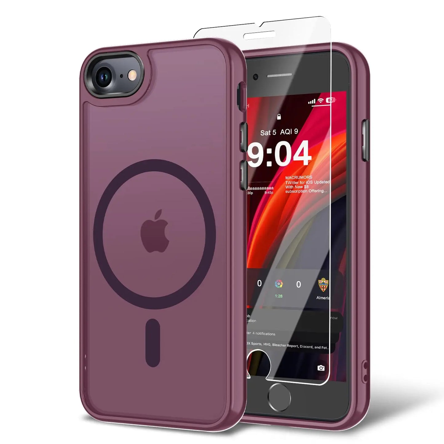 for iPhone 16e / 17e Ultra-Slim MagSafe Clear Case + Screen Protector — view 10 of phone cases
