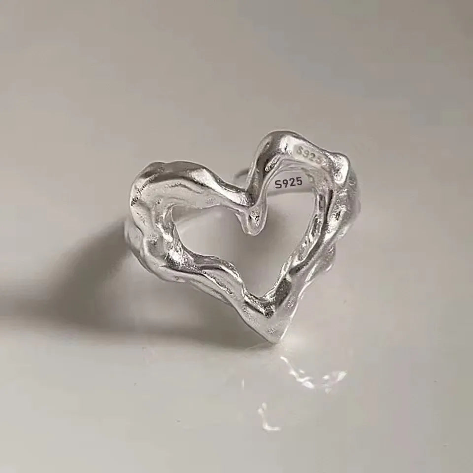 VENTFILLE Women's 925 Sterling Silver Flower Ring — Hollow Retro Fine Jewelry Gift — view 20 of jewelry