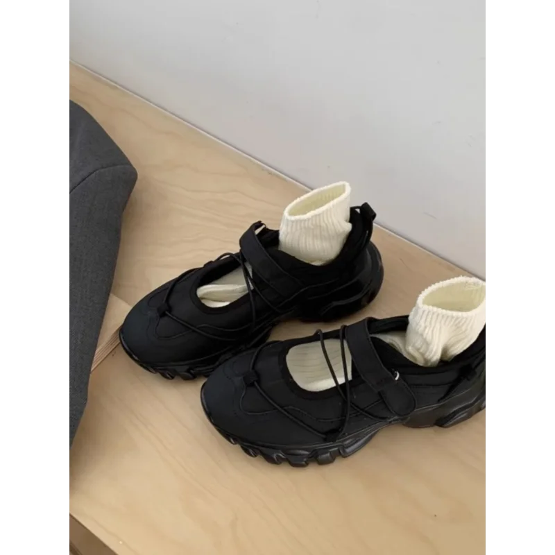 Flats & Ballet — Sporty Mary Jane Flats, Height-Boost Casual Walking Shoes — view 6 of flats & ballet