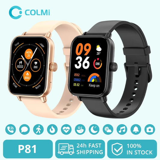 COLMI P81 Voice Calling Smart Watch — 1.9in Ultra Screen 100+ Sports Modes Smartwatch — view 1 of watches