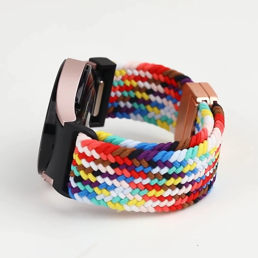 No-Gaps Braided Band for Samsung Galaxy Watch — 40/44/45/46/47mm Nylon Strap — view 5 of watch straps