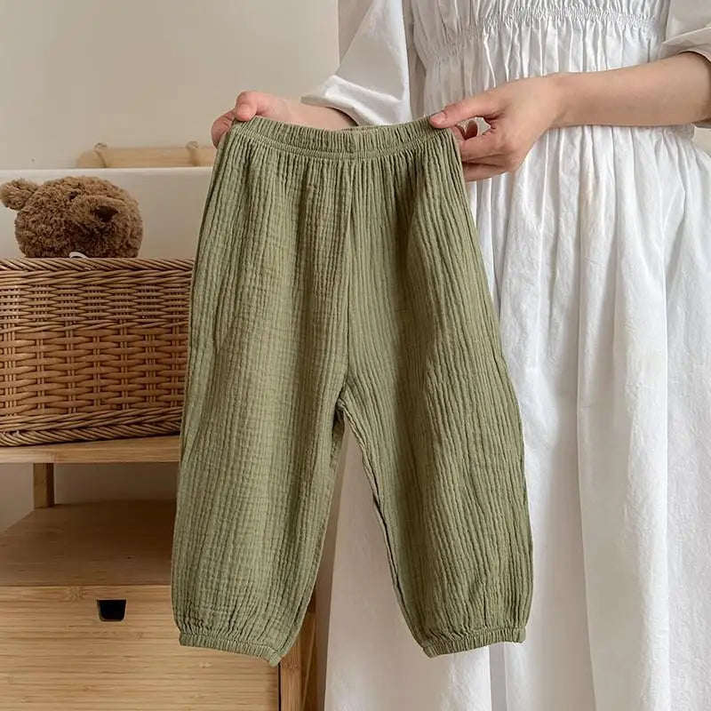 Kids Summer Bug-Protection Pants - Thin Breathable Lightweight Trousers — view 9 of toddler apparel