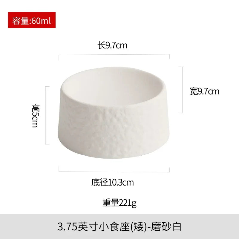 Retro Ceramic Cylindrical Dessert Plate &mdash; Sushi &amp; Appetizer Plate for Creative Tableware — view 7 of dining & tableware