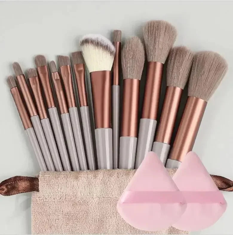 Professional Makeup Brush Set — Soft Fluffy Cosmetic Brushes for Foundation, Powder &amp; Blush — view 8 of makeup