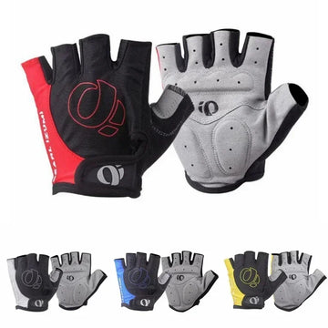 Half-Finger Cycling Gloves Gel Padded — Anti-Slip Anti-Sweat Road Bike & MTB Cycling Gloves — view 1 of gloves