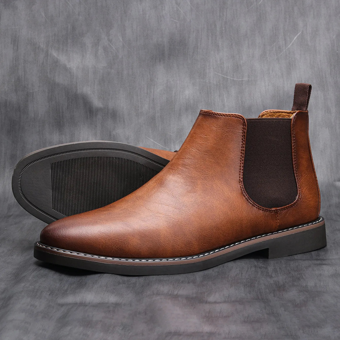 Men's Chelsea Boots — Retro Brand Comfortable Fashion Boots (Sizes 40–46) — view 3 of boots