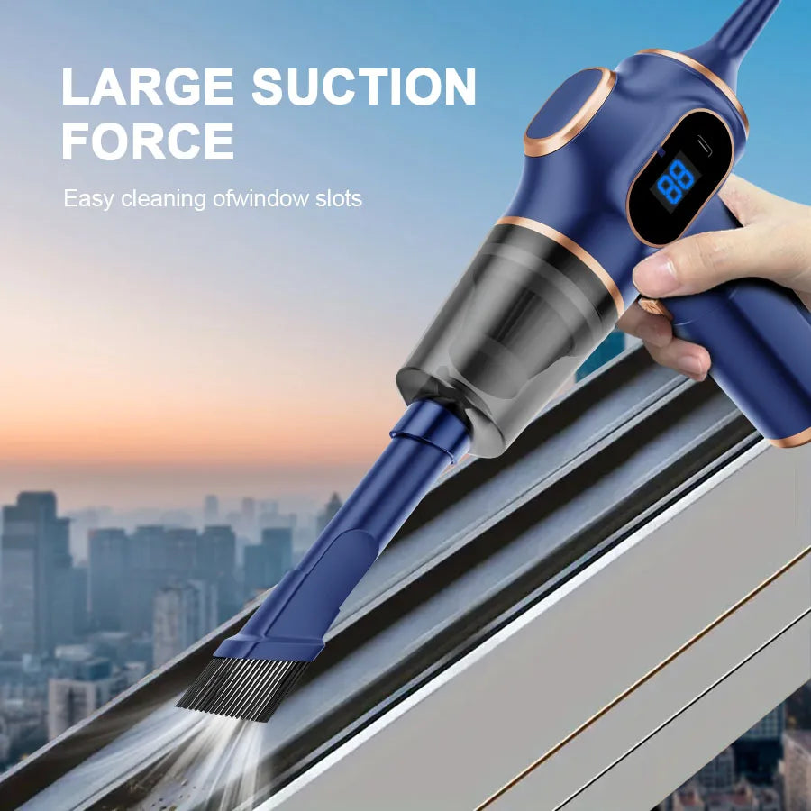 Wireless Mini Vacuum Cleaner (ABS) – High-Power Portable Vacuum for Car, Sofa & Office — view 5 of electronics & gadgets
