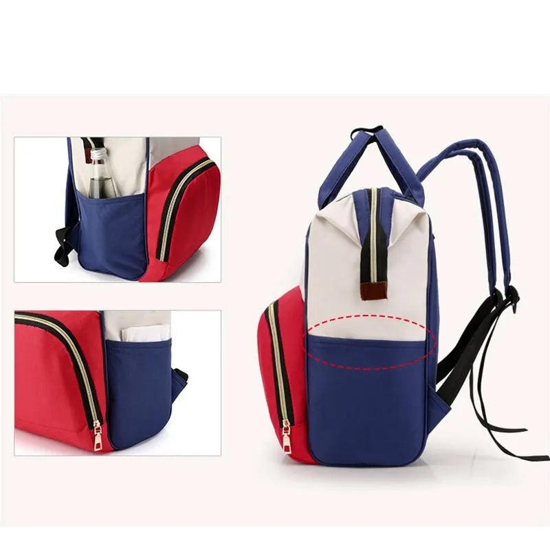 Waterproof Diaper Bag Backpack - Large-Capacity Parent Travel Bag — view 5 of diaper bags &amp; changing