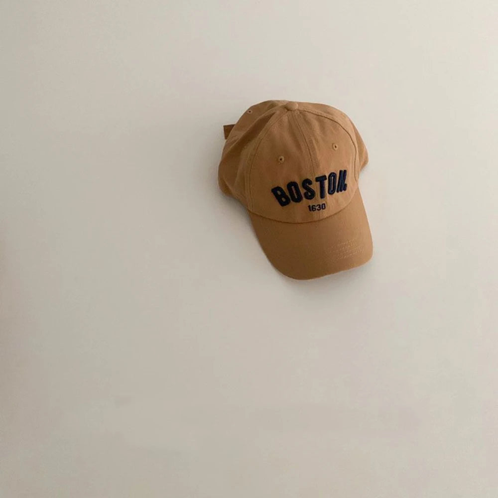 Kids Embroidered Letters Baseball Cap - Korean-Style Varsity Cap for Boys & Girls — view 11 of kids baseball caps