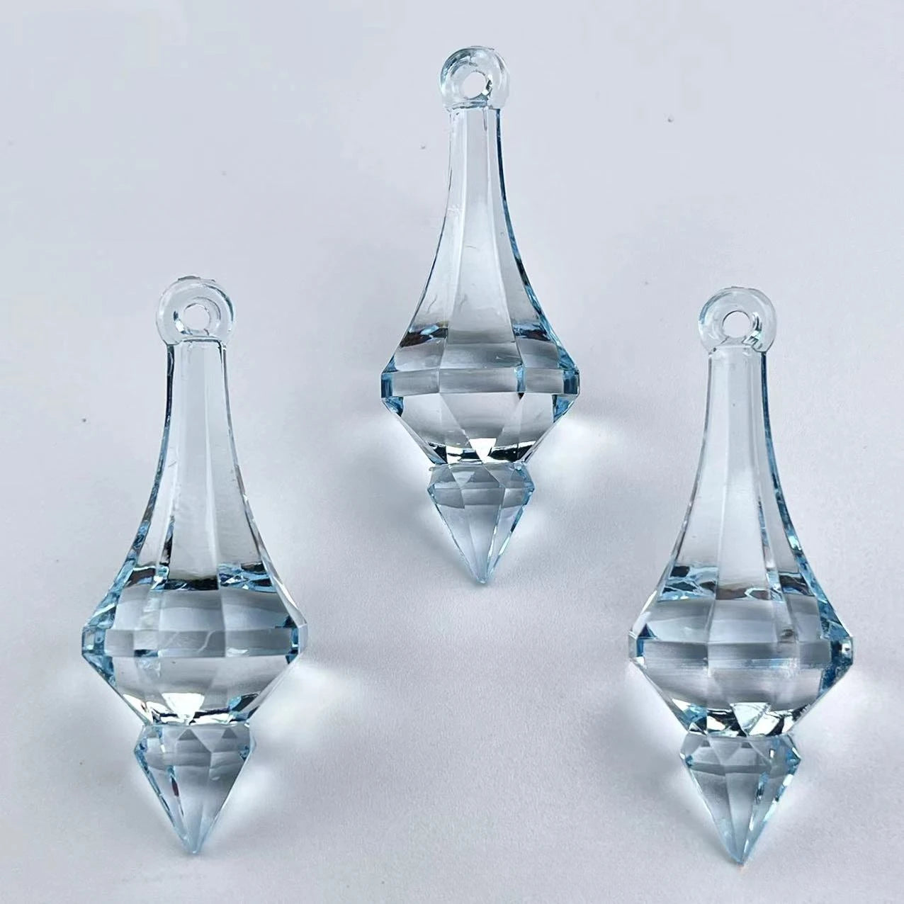 Home Decor Acrylic Pointed Drop Chandelier Beads — 20 Pcs Colorful DIY Pendants for Weddings & Parties — view 6 of home decor