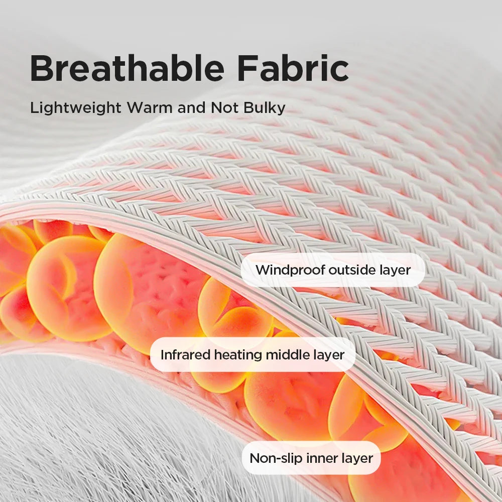 Electric Heating Wrist Guard — Vibration Massage for Carpal Tunnel Relief — view 4 of braces & support