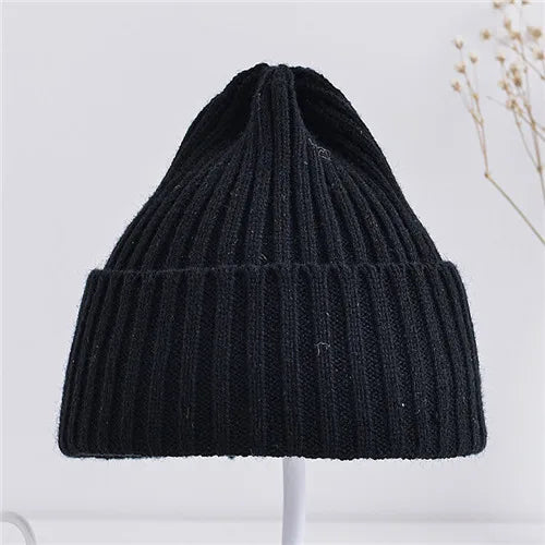 Baby Kids Ribbed Knitted Beanie - Windproof Soft Toddler Cap for 6M-4Y — view 9 of baby hats