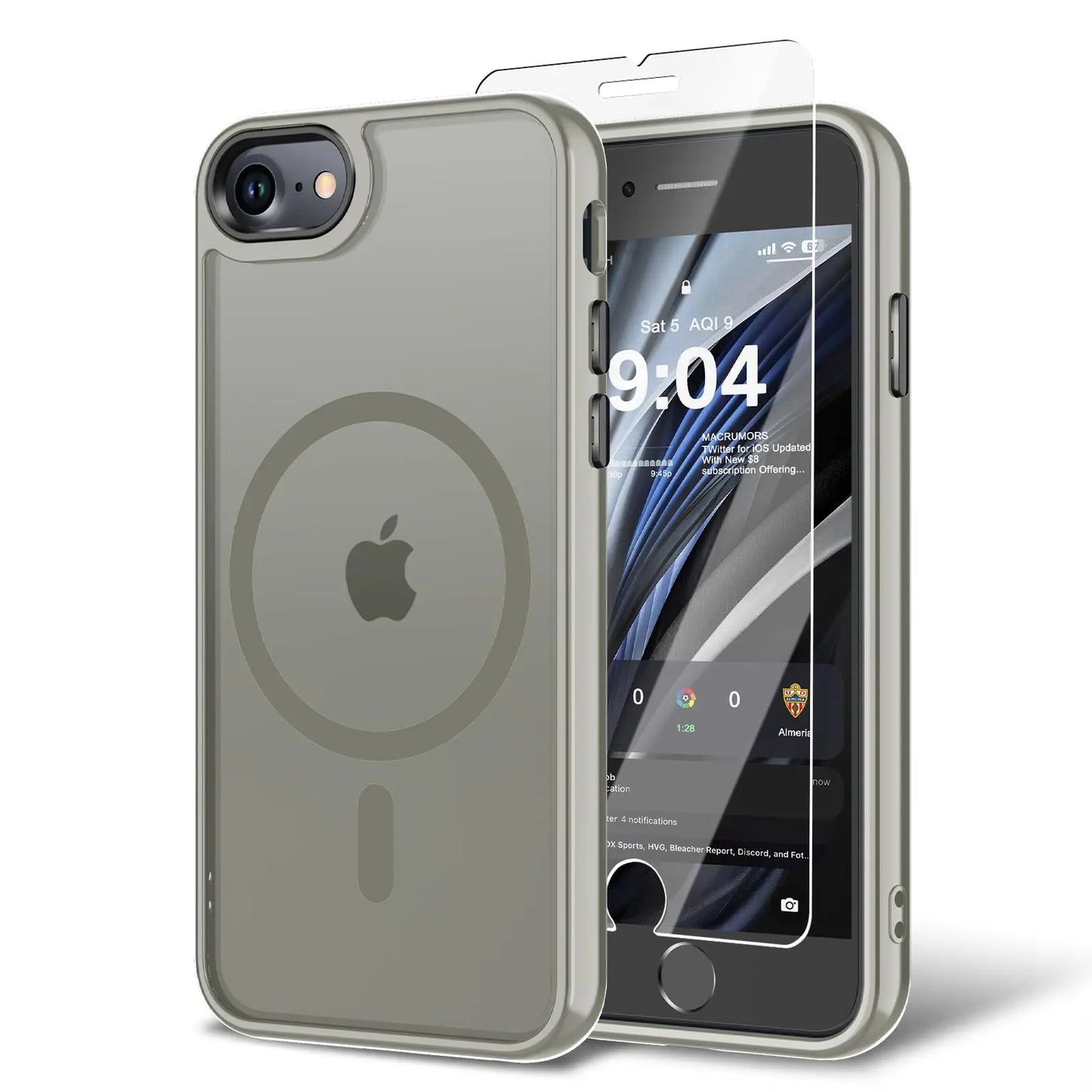 for iPhone 16e / 17e Ultra-Slim MagSafe Clear Case + Screen Protector