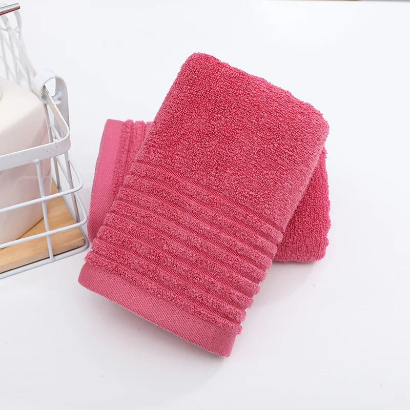 Bath Towels Bamboo Fiber Red Set — Thick Absorbent Luxury Adult Face & Bath, 1/4/6-Piece Holiday Gift — view 7 of bath & towels