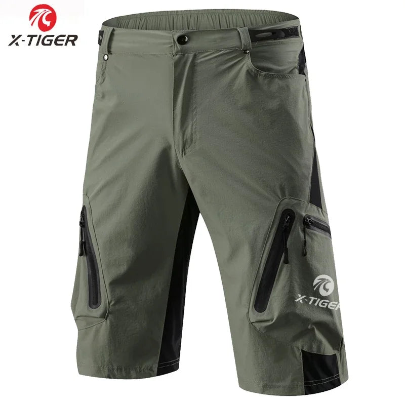 X-Tiger Men&rsquo;s Cycling Shorts &mdash; 5D Gel Pad MTB Downhill Loose Outdoor Bike Shorts — view 12 of shorts