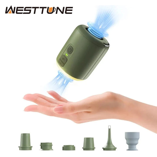 WESTTUNE Tiny Air Pump with Camping Lantern — 4.5kPa Magnetic Pump