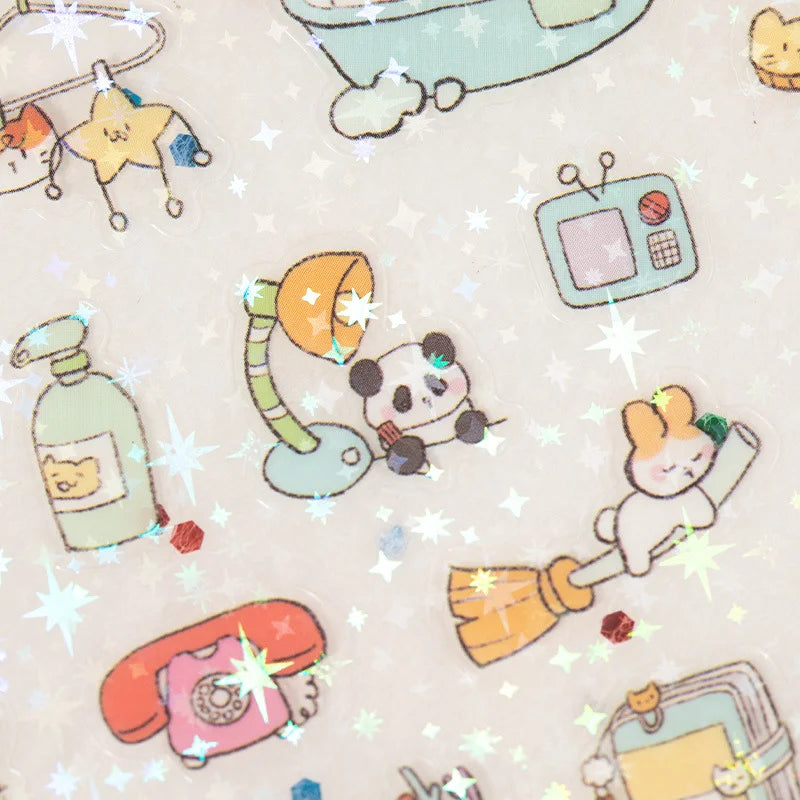 Mood Maker Sticker Book (72PCS) – Cute Scrapbook & Planner Stickers for Journaling — view 4 of home & kitchen