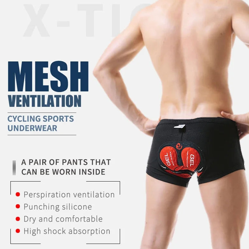 X-Tiger Men&rsquo;s Cycling Shorts &mdash; 5D Gel Pad MTB Downhill Loose Outdoor Bike Shorts — view 5 of shorts