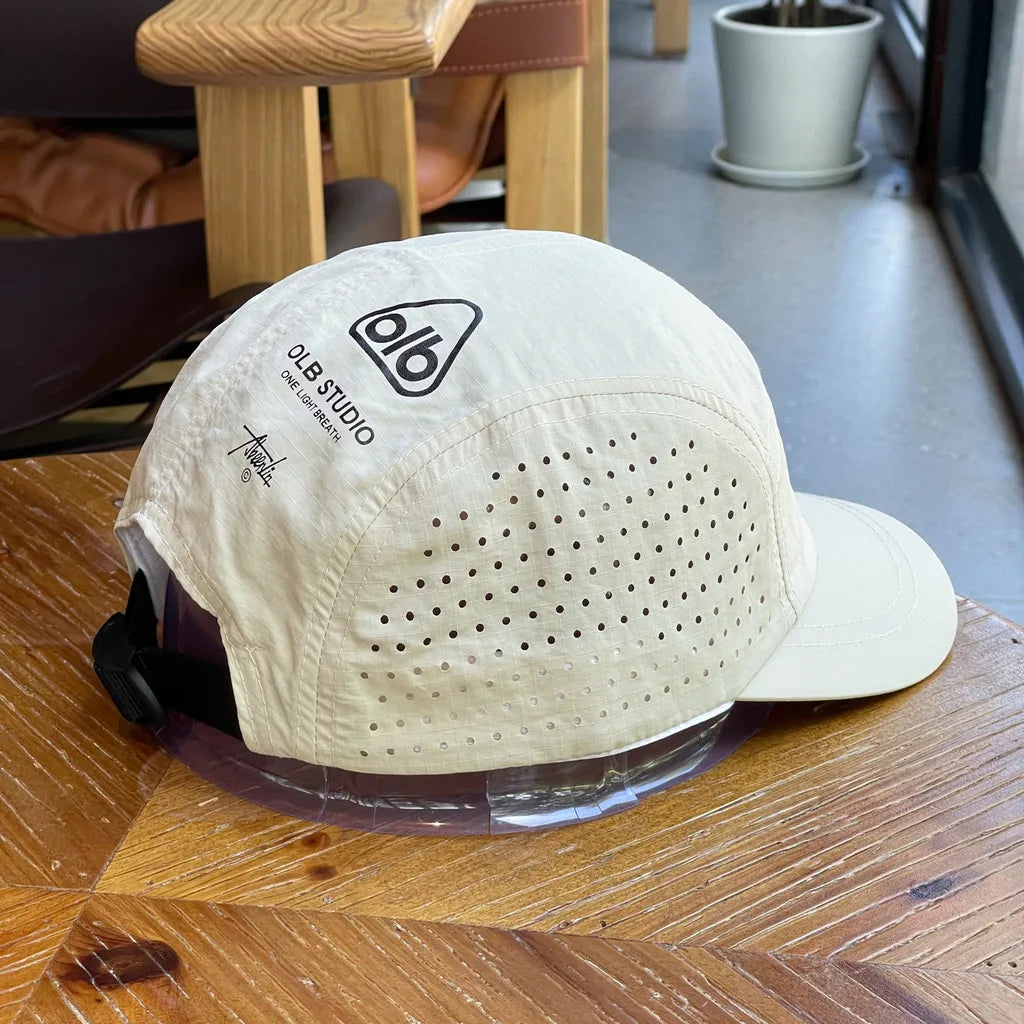 Short-Brim Quick-Dry Mesh Cap — Athletic Running Gym Lightweight UV Protection Couples Hiking Hat — view 10 of hats & caps