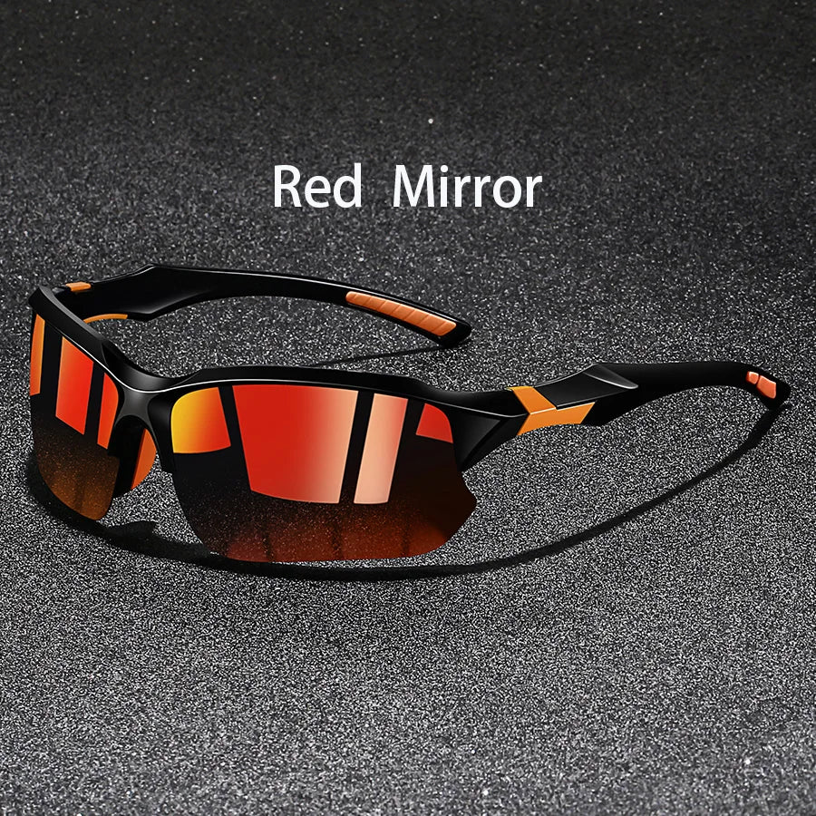 UV400 Sport Sunglasses — Unisex Wraparound Running & Hiking Eyewear — view 10 of sunglasses
