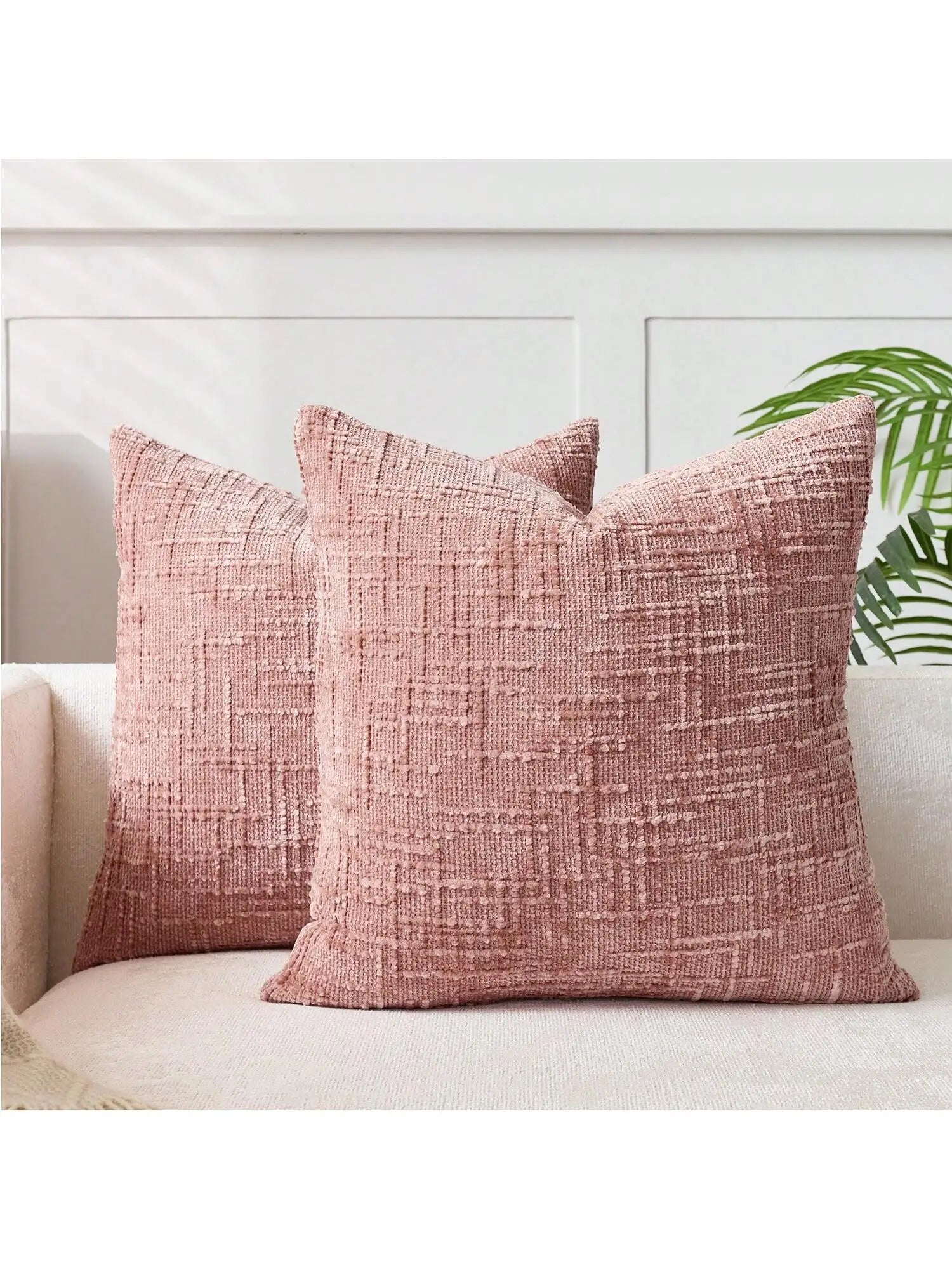 Khaki Chenille Striped Cushion Cover &mdash; 30&times;50 cm Geometric Throw Pillow for Sofa &amp; Bed — view 8 of cushion covers & pillow cases