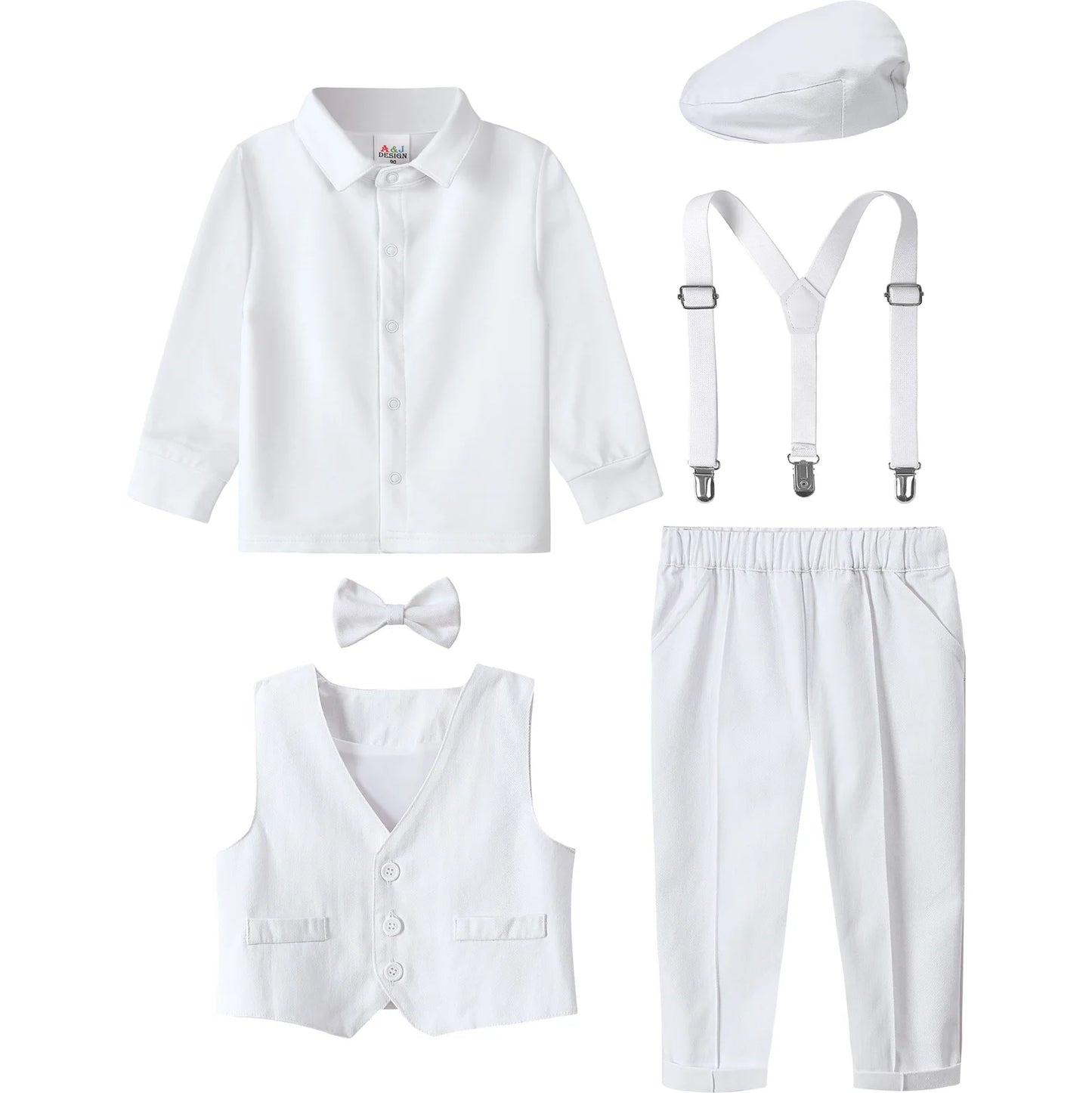 Baby Boy Baptism Outfit – Infant Gentleman Suit for Easter, Party, Wedding, and Ceremony