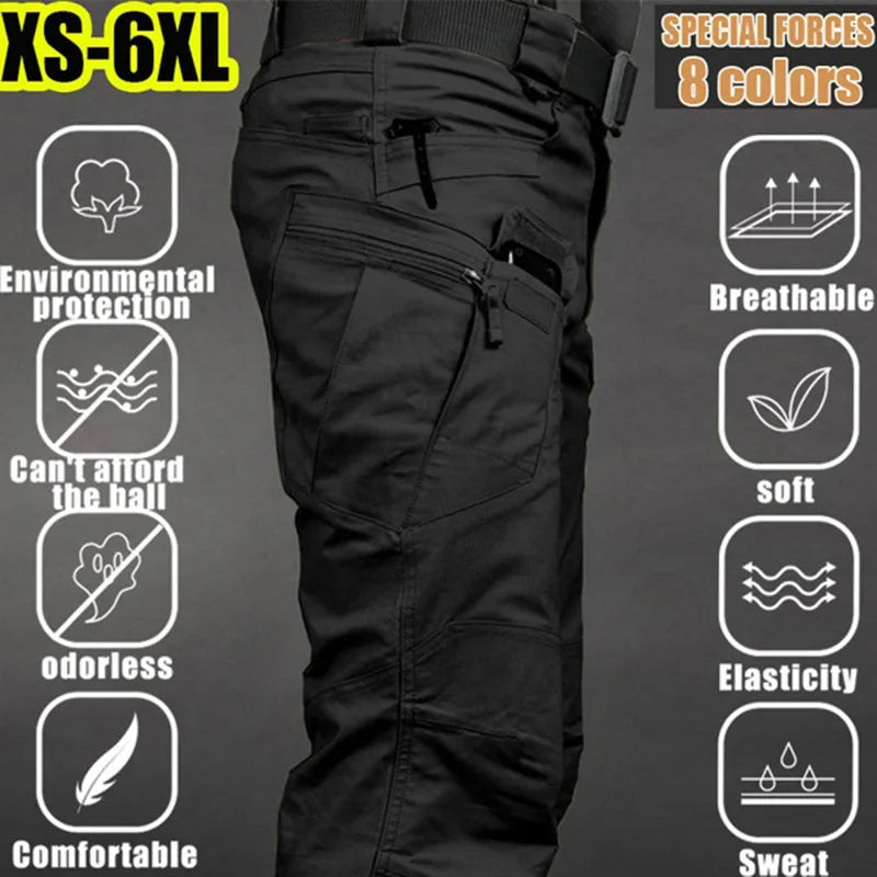 Men's Tactical Cargo Pants — Multi-Pocket Outdoor Style (Up to 6XL) — view 1 of men's clothing