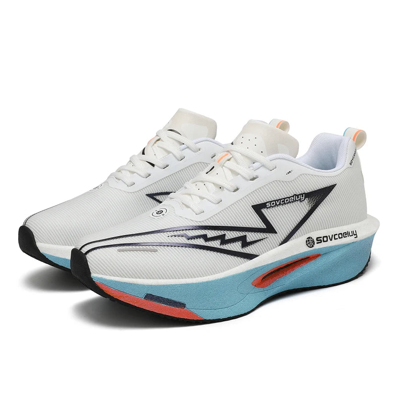 All-Season Carbon Plate Running Shoes — Marathon Performance Sneakers Men & Women — view 7 of athletic & training