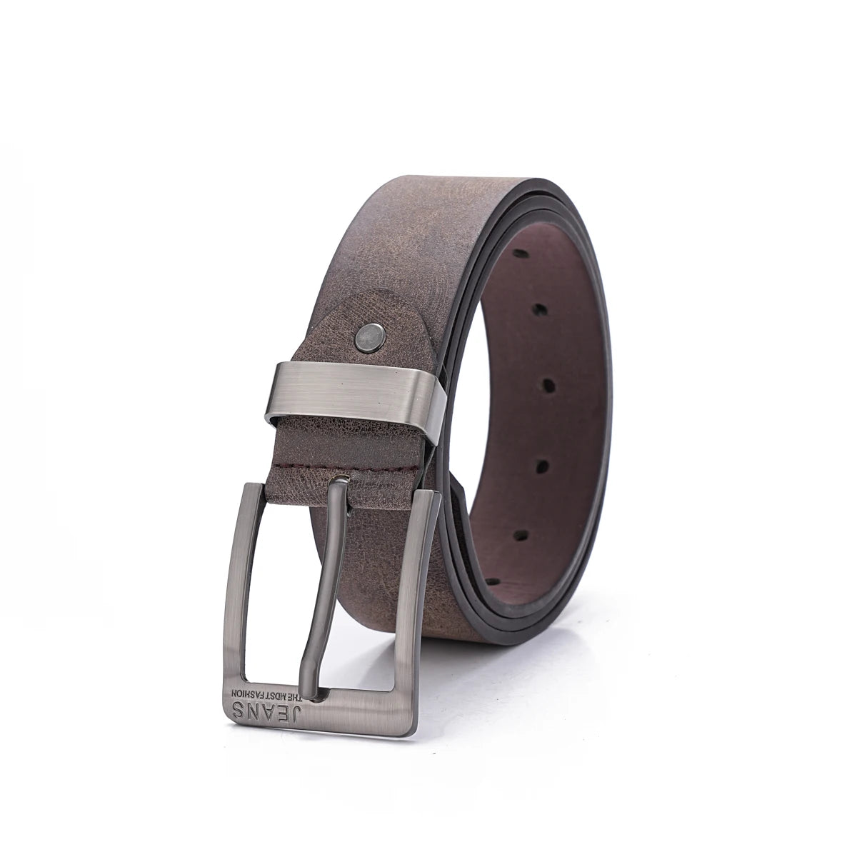 Belts Western Retro Men's & Women's PU Leather Belt — Casual Metal Buckle — view 3 of belts