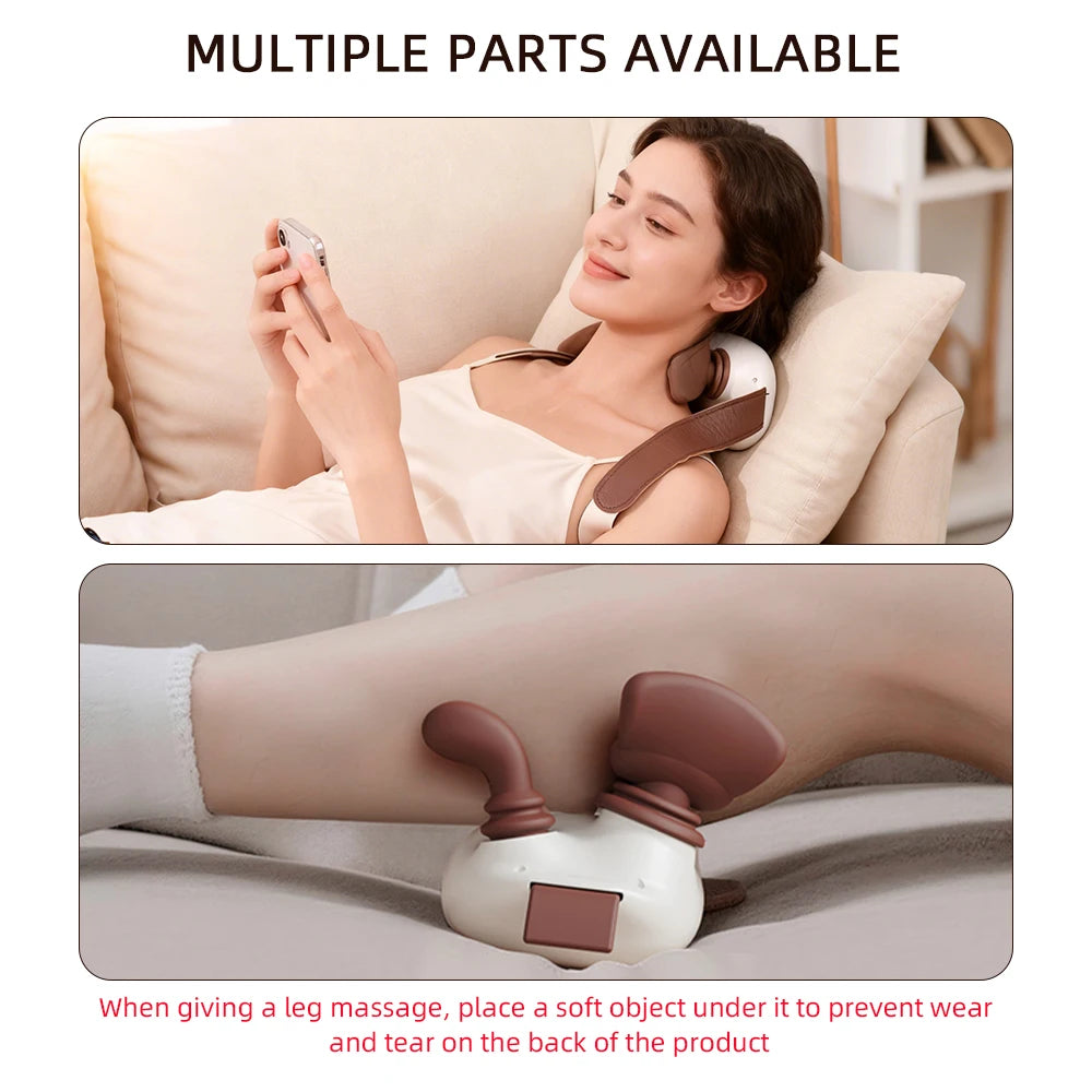 Trapezius Hand-Shape Shiatsu Shawl Massager — Neck, Shoulder & Back Kneading — view 6 of recovery & massage