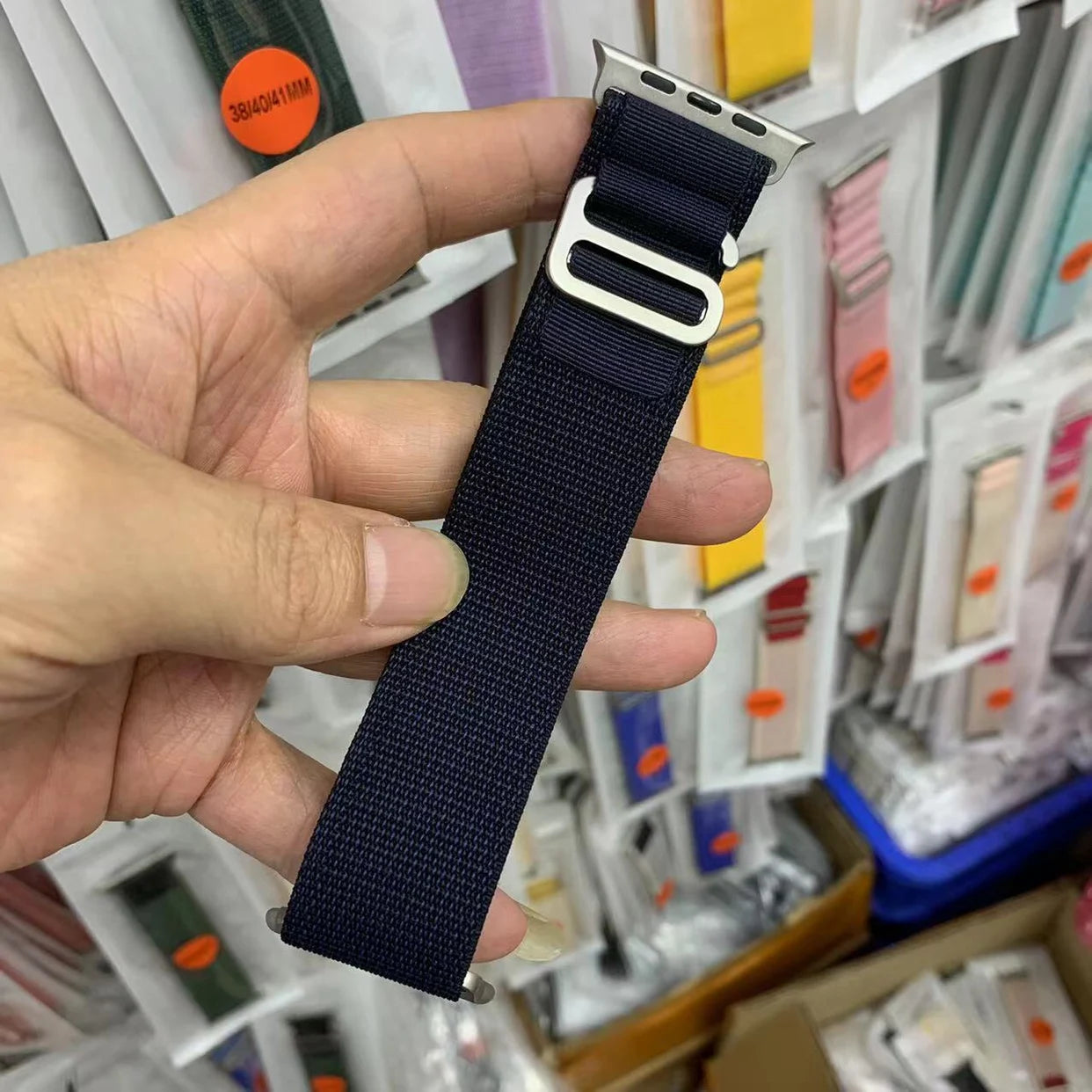 Alpine Loop Strap for Apple Watch Ultra — Nylon Hook Band 42/45/46/49mm — view 4 of watch straps