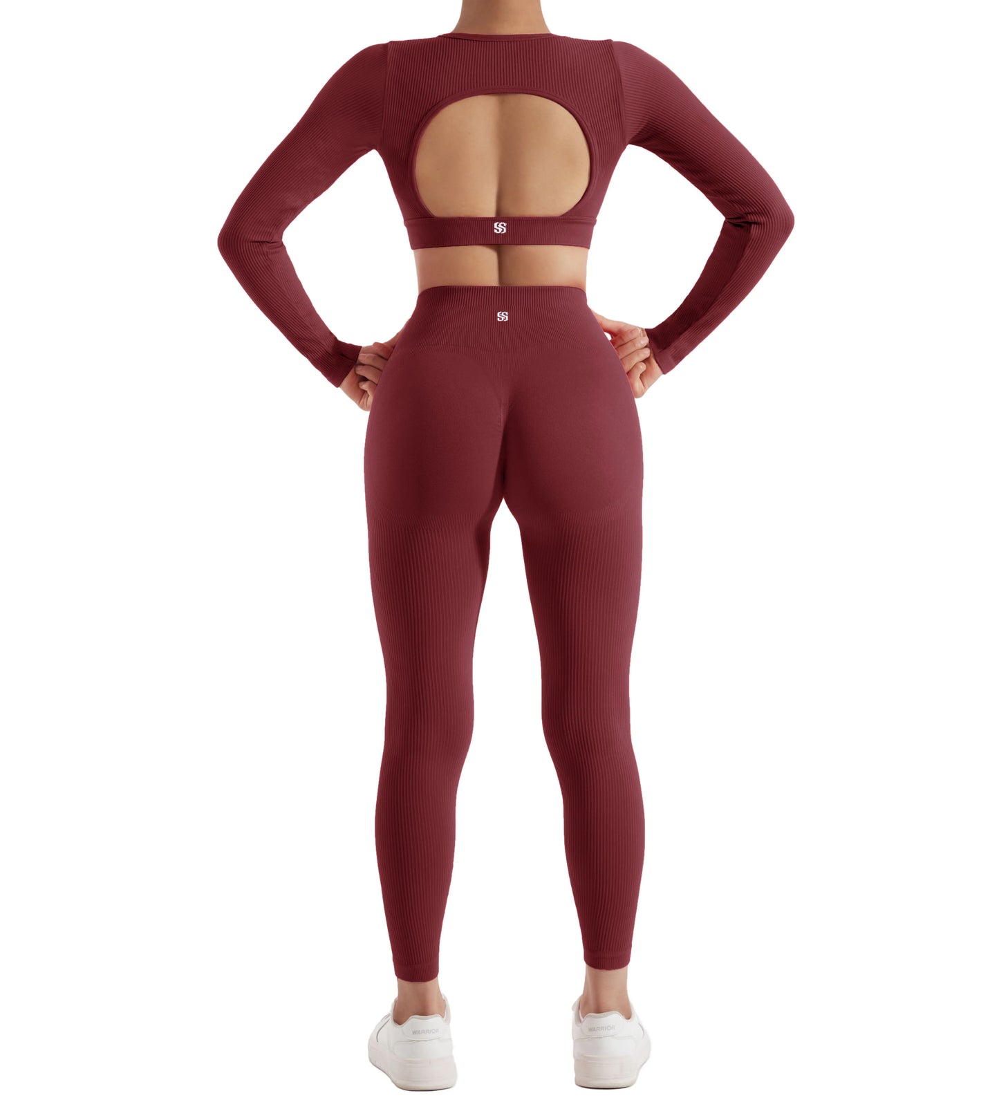 Women's Activewear Long-Sleeve Tracksuit Set — Quick-Dry Yoga Gym 2-Piece — view 12 of women's activewear